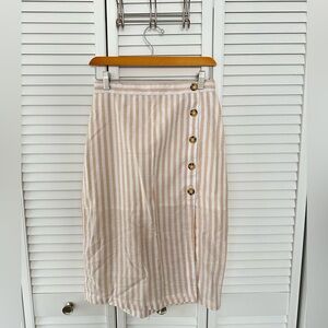 New Abercrombie Stripe Skirt Small
